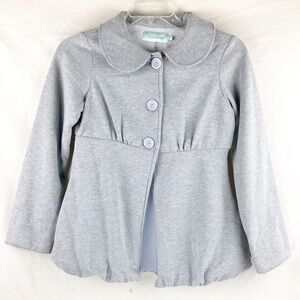 BNWT-BABY Tears Bubble Jacket &collar Heather Grey